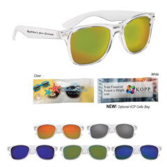 Crystalline Mirrored Malibu Sunglasses - 6207_group