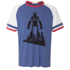Alternative Vintage 50/50 Jersey Slapshot Tee - A3937Royal