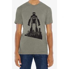 American Apparel 50/50 T-Shirt - a3934heather_lieutenant