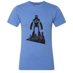 American Apparel 50/50 T-Shirt - a3934heather_lilac_blue