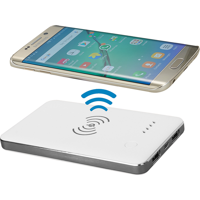 Qi Wireless Charging 4,000 mAh Power Bank - a3993InUse