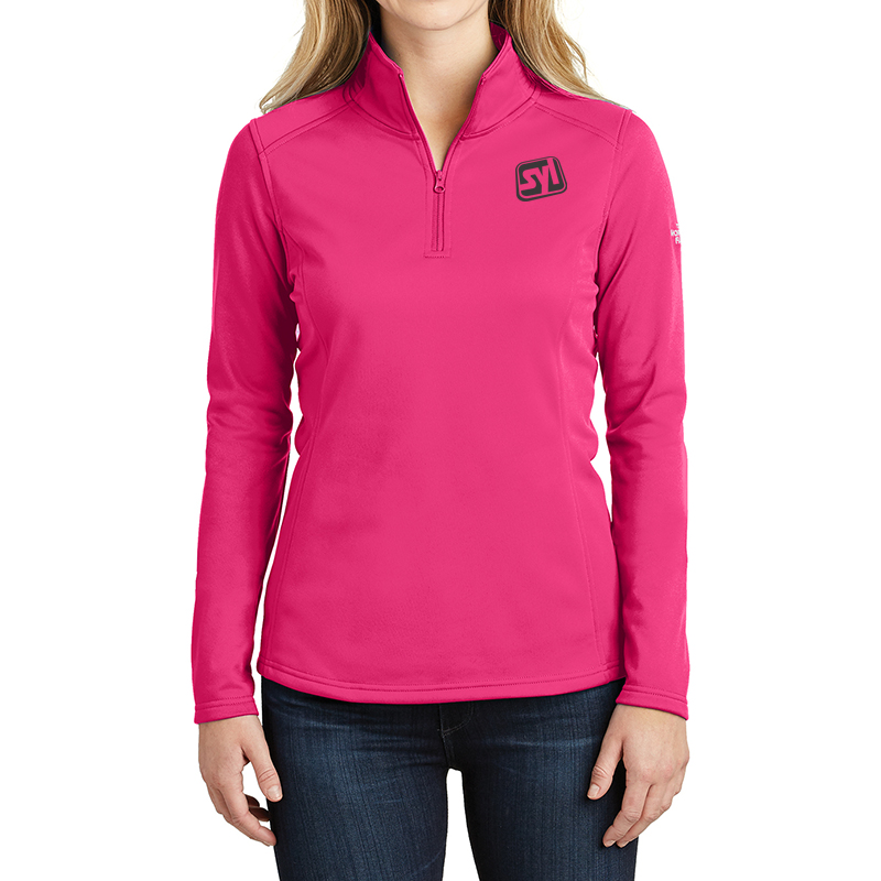 The North Face® Ladies Tech 1/4-Zip Fleece - pink