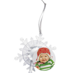 Ornament – Light Up Snowflake - snowflakeinsertphoto