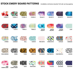 Write-On Emery Board - stockemery