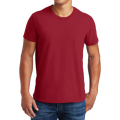 Hanes® Perfect-T® Cotton T-Shirt - 3683-DeepRed-1-4980DeepRedModelFront-1200W