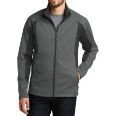 Eddie Bauer® Trail Soft Shell Jacket - 8325-MetalGyGySt-1-EB542MetalGyGyStModelFront-1200W