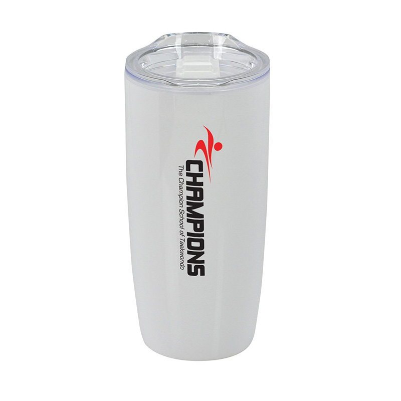 Double Wall Plastic Tumbler 20 oz - a4020white