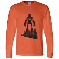 Gildan DryBlend 50/50 Long Sleeve T-Shirt - a4036orange