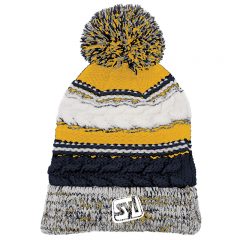 Sport-Tek® Pom Pom Team Beanie - a4039gold