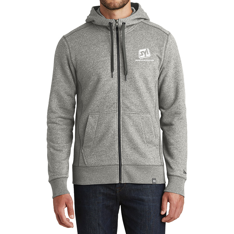New Era® French Terry Full-Zip Hoodie - Show Your Logo