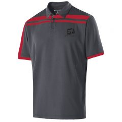 Holloway Adult Polyester Closed-Hole Charge Polo - 222487scarlet
