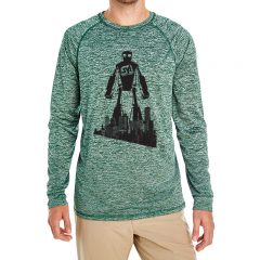 Holloway Men’s Electrify 2.0 Long-Sleeve T-Shirt - 222524forest_heather