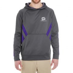 Holloway Men’s Argon Hoodie - 222533carbon_purple