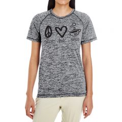 Holloway Ladies’ Electrify 2.0 Short-Sleeve T-Shirt - 222722black_heather
