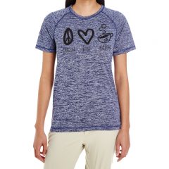 Holloway Ladies’ Electrify 2.0 Short-Sleeve T-Shirt - 222722navy_heather