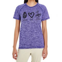 Holloway Ladies’ Electrify 2.0 Short-Sleeve T-Shirt - 222722purple_heather