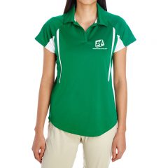 Holloway Ladies’ Avenger Short-Sleeve Polo - 222730kelly_white