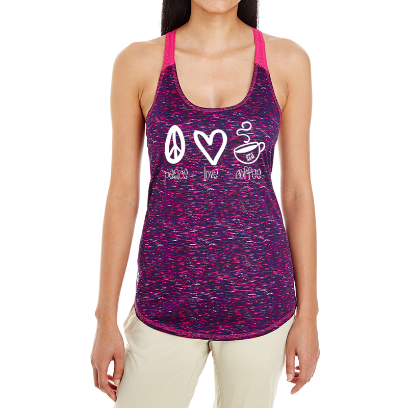Holloway Ladies’ Space Dye Tank - 222733pink