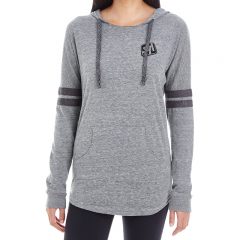 Holloway Ladies’ Hooded Low Key Pullover - 229390greyblack