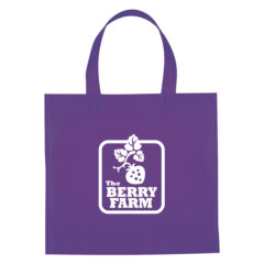 Non-Woven Mini Brochure Tote Bag - 3323_PUR_Silkscreen