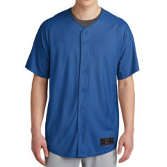 New Era® Diamond Era Full-Button Jersey - 8582-Royal-1-NEA220RoyalModelFront3-1200W