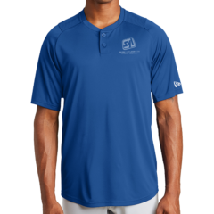 New Era® Diamond Era 2-Button Jersey - 8585-Royal-1-NEA221RoyalModelFront-1200W