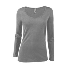 Delta Platinum Ladies’ CVC Long Sleeve Scoop Neck Tee - P507CK2V