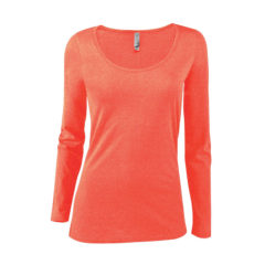 Delta Platinum Ladies’ CVC Long Sleeve Scoop Neck Tee - P507CKFH