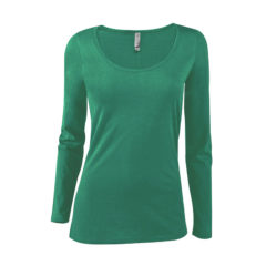 Delta Platinum Ladies’ CVC Long Sleeve Scoop Neck Tee - P507CV3T