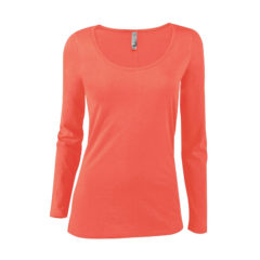 Delta Platinum Ladies’ CVC Long Sleeve Scoop Neck Tee - P507CYZJ