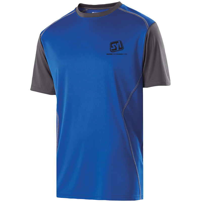 Holloway Adult Polyester Short Sleeve Piston Shirt - 222501_F3_z