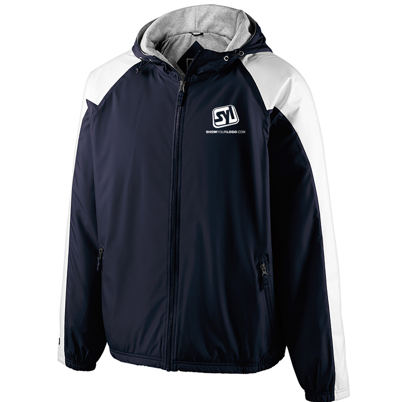 Holloway Adult Polyester Full Zip Hooded Homefield Jacket - Show Your Logo