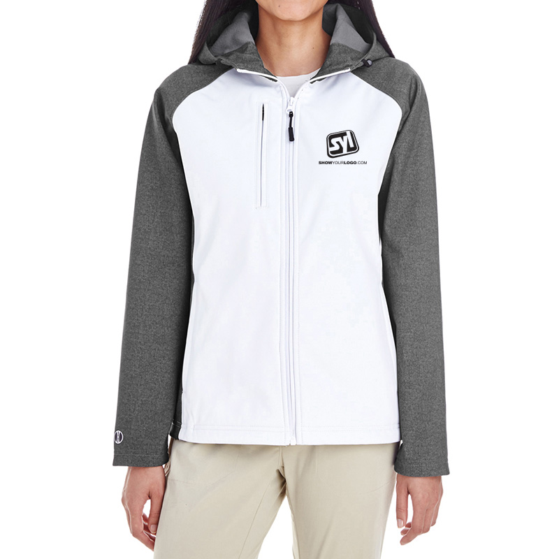 Holloway Ladies’ Raider Soft Shell Jacket - 229357white