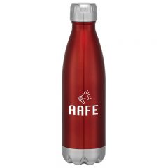 Swiggy Stainless Steel Bottle – 16 oz - 5706_RED_Silkscreen