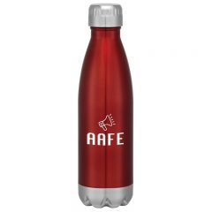 Swiggy Stainless Steel Bottle – 16 oz - 5706_RED_Silkscreen