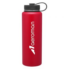 h2go venture Stainless Steel Thermal Bottle – 40 oz - 982573red