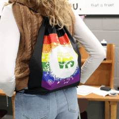 Drawstring Backpack - Drawstring Backpack 8211 In use