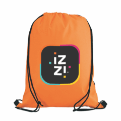 Drawstring Backpack - Drawstring Backpack 8211 Orange