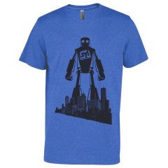 Delta CVC Short Sleeve Crew Neck Tee - P601C-royal_heather