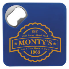 Bottle Opener Coaster - blue