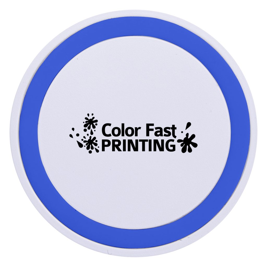 Wireless Phone Charging Pad - 2893_WHTBLU_Silkscreen