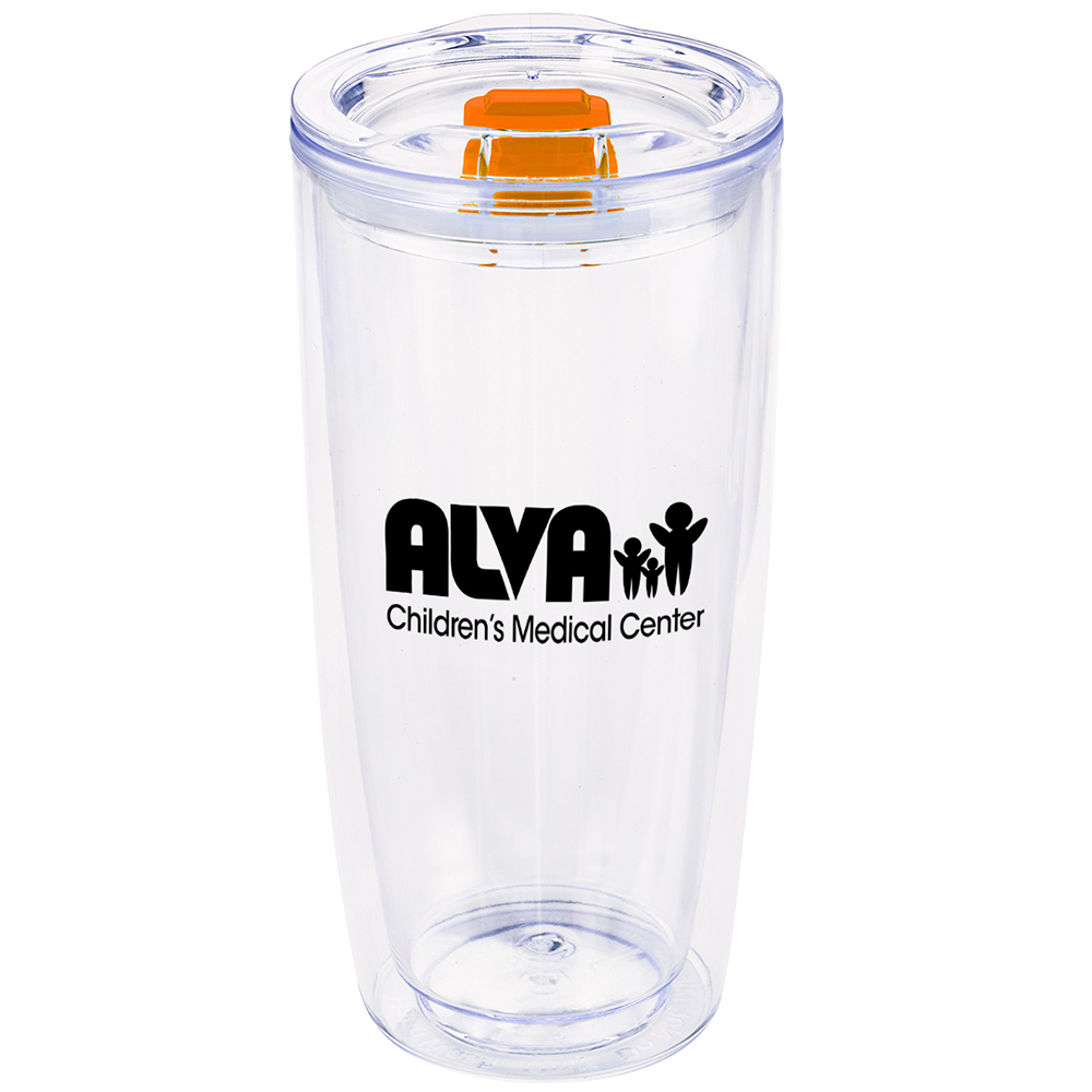 Everest Clarity Tumbler – 19 oz - 5964_CLRORN_Silkscreen