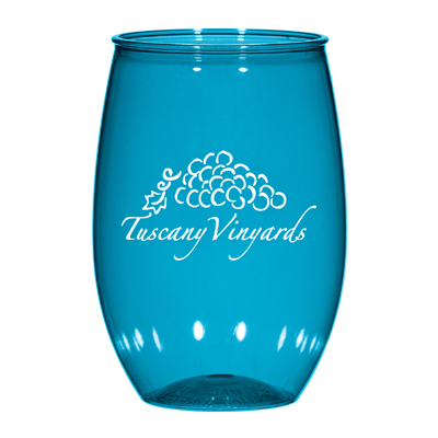 Stemless Wine Glass – 16 oz - A4174 aqua