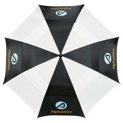Course Vented Golf Umbrella 62″ - BlackWhite