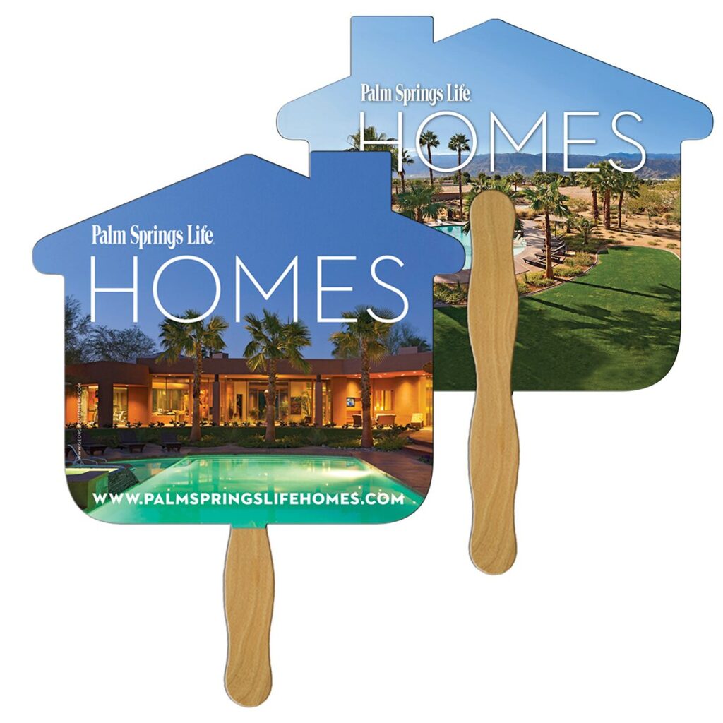 House Hand Fan -2 sided - E126