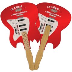 Electric Guitar Hand Fan - 2 sided