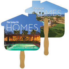 House Hand Fan Full Color (2 Sides) - LF-3