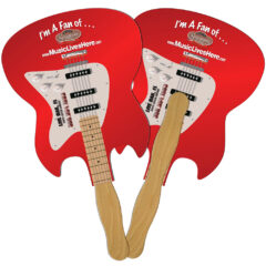 Electric Guitar Hand Fan – Full Color (2 Sides) - LF-90