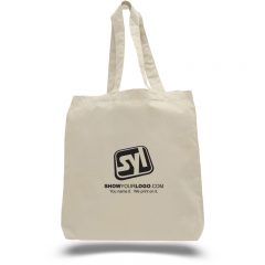 Economical Tote Bag with Gusset - Natural