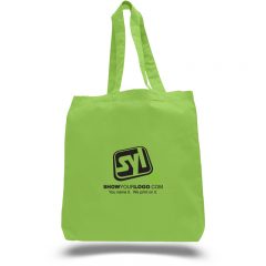 Economical Tote Bag with Gusset - SBQTBG_lime_green_blank_852_1480522980